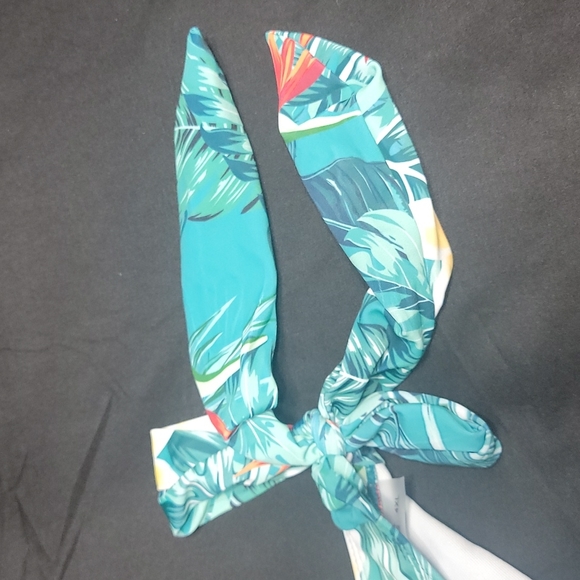 Tropical halter tie side bikini bottoms - Picture 3 of 8